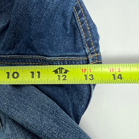 MAURICES Women’s Blue Jeans Size 3/4 Short Distressed Stretch Pockets - Picture 11 of 13